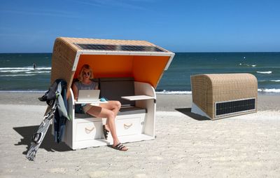 CLAP Der Solarstrandkorb Leben und Arbeiten am Meer